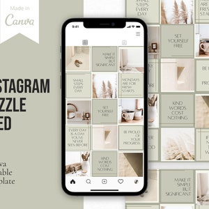 Instagram Posts Canva Template Bakery E Commerce Instagram Etsy