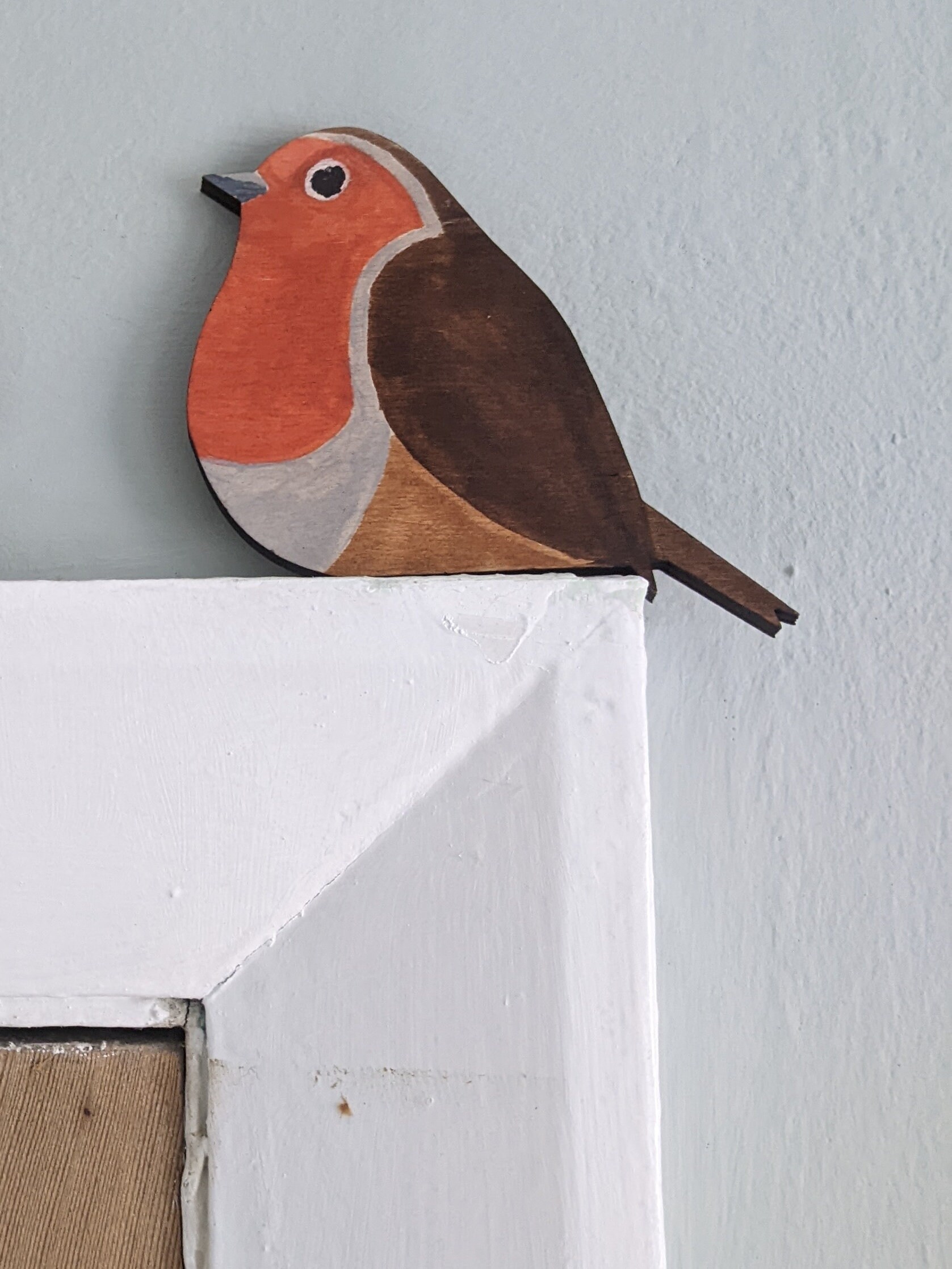 Handmade Wooden Robin Door Toppers Christmas Gift for Nature Etsy UK