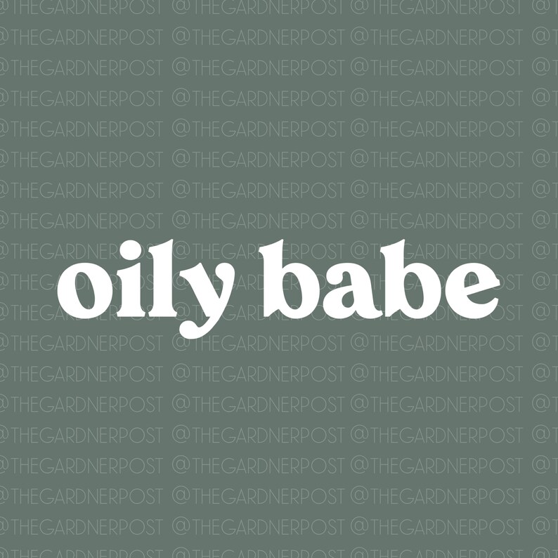 Digital Download OILY BABE PNG