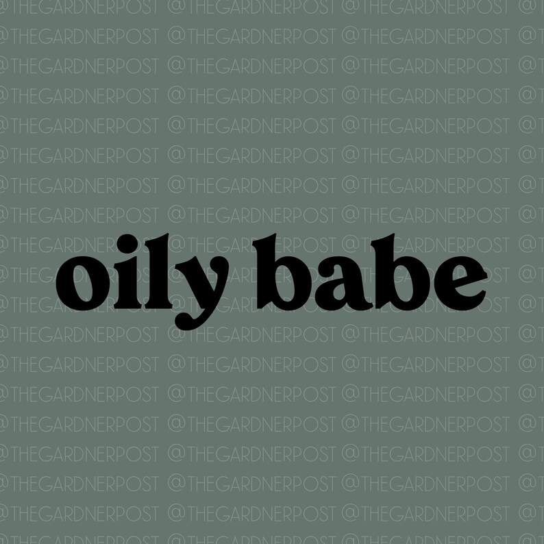 Digital Download OILY BABE PNG