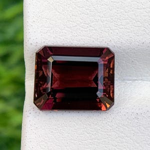 AAA Pink Tourmaline Gemstone: Octagon Cut, October Birthstone