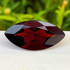 Red Garnet Gemstone: 6.15 Cts Marquise Cut, Mozambique Origin