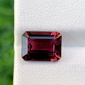 AAA Pink Tourmaline Gemstone: Octagon, 2.40 Cts, October Birthstone