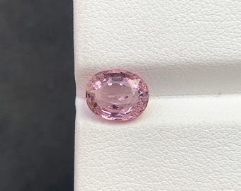 Natürlicher rosa Turmalin ovaler Edelstein - Oktober Geburtsstein für Schmuck