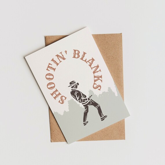 Vasectomy Shooting Blanks Card for Him Sarcastic Get Well Etsy