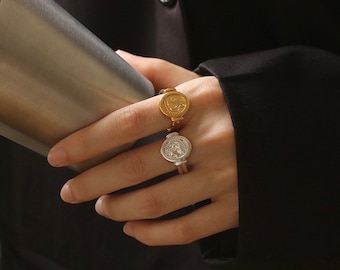 gold coin rings for sale