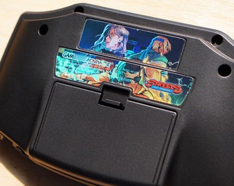 Set de pegatinas holográficas traseras de Streets of Rage para Game Boy Advance (GBA)