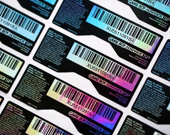 Gameboy Advance GBA SP Holographic Back Sticker