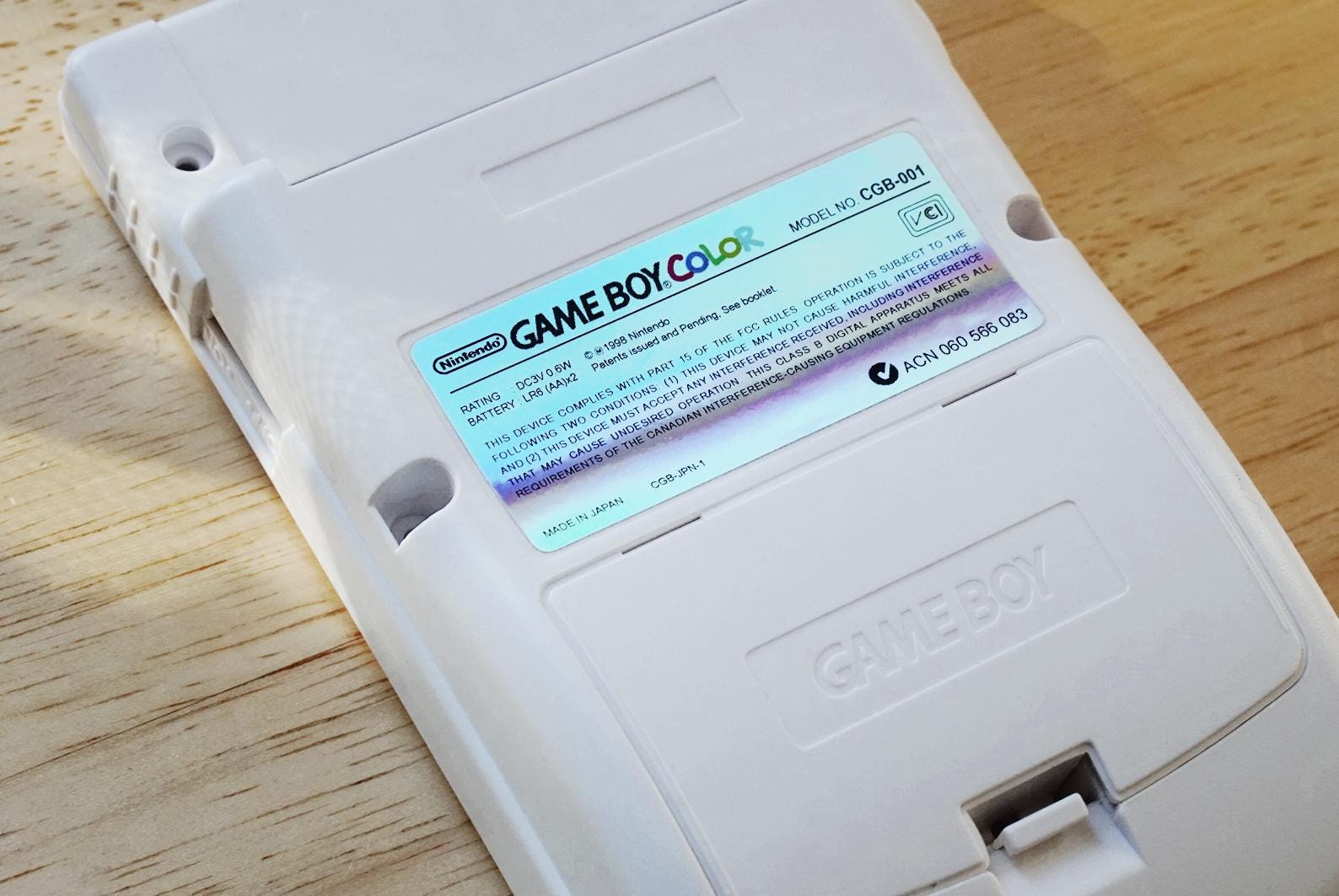 Gameboy Color GBC Silver Holographic Back Sticker Set - Etsy