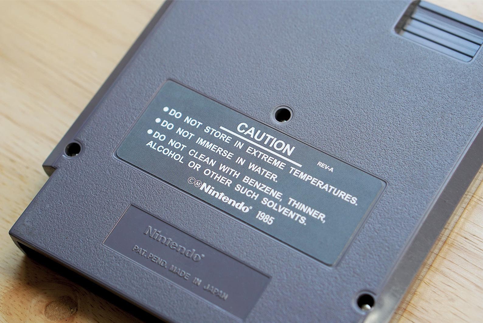 NES Cartridge Replacement Label Sticker