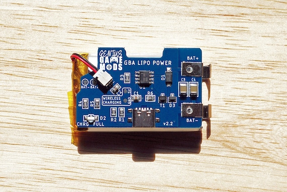 Gameboy Advance GBA USB-C Rechargeable Battery Pack Hong Kong