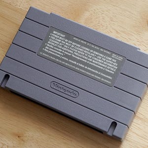 SNES Cartridge Replacement Label Stickers