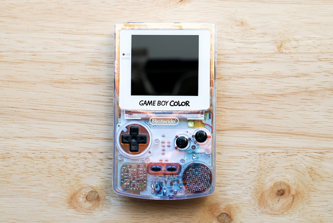 Crystal Clear Aurora Custom IPS XL Screen Gameboy Color GBC Crystal Clear Aurora Custom IPS XL Screen Gameboy Color GBC