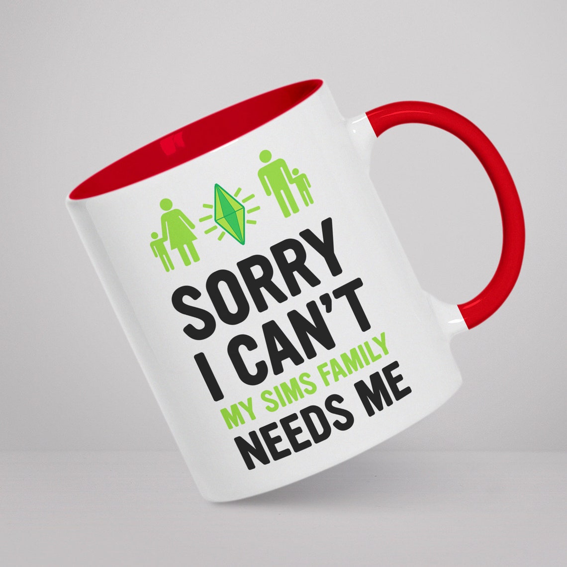Sorry I Can t My Sims Family Needs Me Family You re Etsy