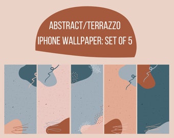 Terrazzo/Abstract iPhone Wallpaper