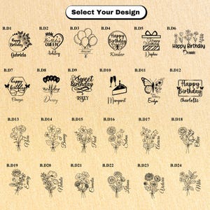 Birth Flower Personalized Name 40oz Tumbler Personalized Bridesmaid Gift, Custom Birthday Gift Personalized Gift For Her, Graduation Gift