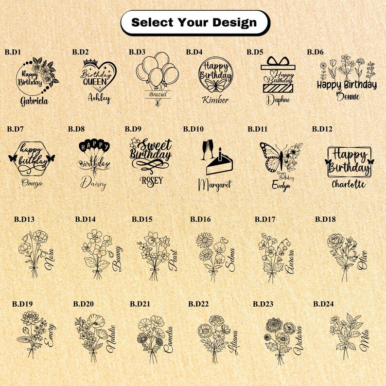 Birth Flower Personalized Name 40oz Tumbler Personalized Bridesmaid Gift, Custom Birthday Gift Personalized Gift For Her, Graduation Gift