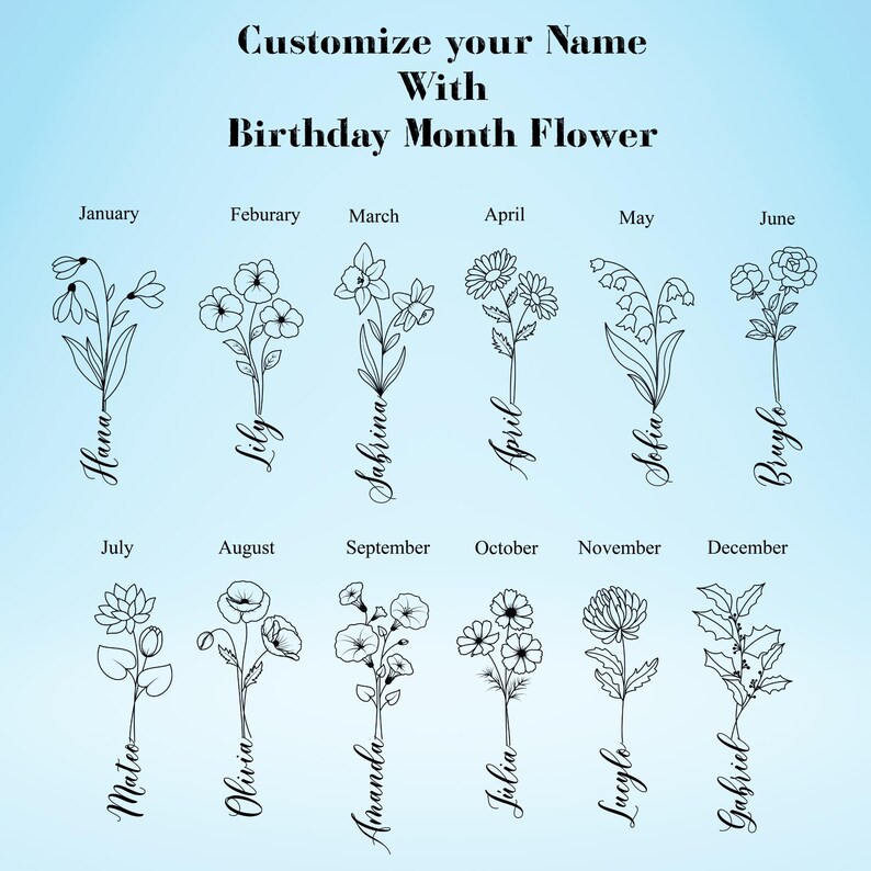Custom engraved Owala 24oz FreeSip bottle with birth month flower and personalized name, perfect birthday gift for best friend
