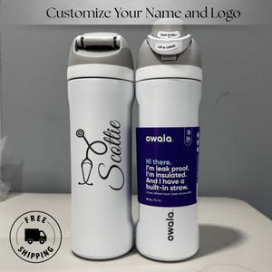 Personalized Owala 24oz FreeSip water bottle, engraved name, custom gift for nurses, doctors, medical staff, RN graduation present, nursing student gift, hospital staff, stainless steel tumbler, engraved Owala cup, leak-proof, custom 24oz, nurse appreciation, Personalized Owala 24oz FreeSip Water Bottle, Engraved Name, Nurse, Doctor & Medical Staff Gift, RN Graduation, Hospital Staff