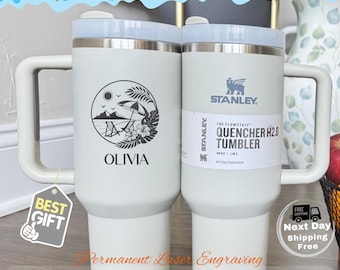 Personalized Engraved Stanley Tumbler: Birthday Trip Gift