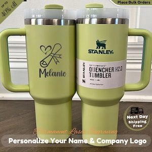 Custom Stanley 40oz Tumbler for Graduation Gift  2025 - Engraved Senior Name, 40oz Stainless Steel Cup, Class of 2025 Gift for College Grad
