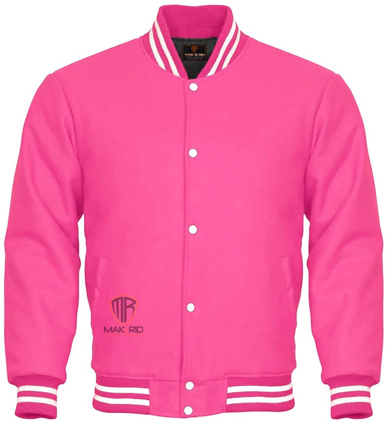 Women Letterman Jacket Varsity Jacket Baseball Bomber School Collage Club Street Outdoor Jacket