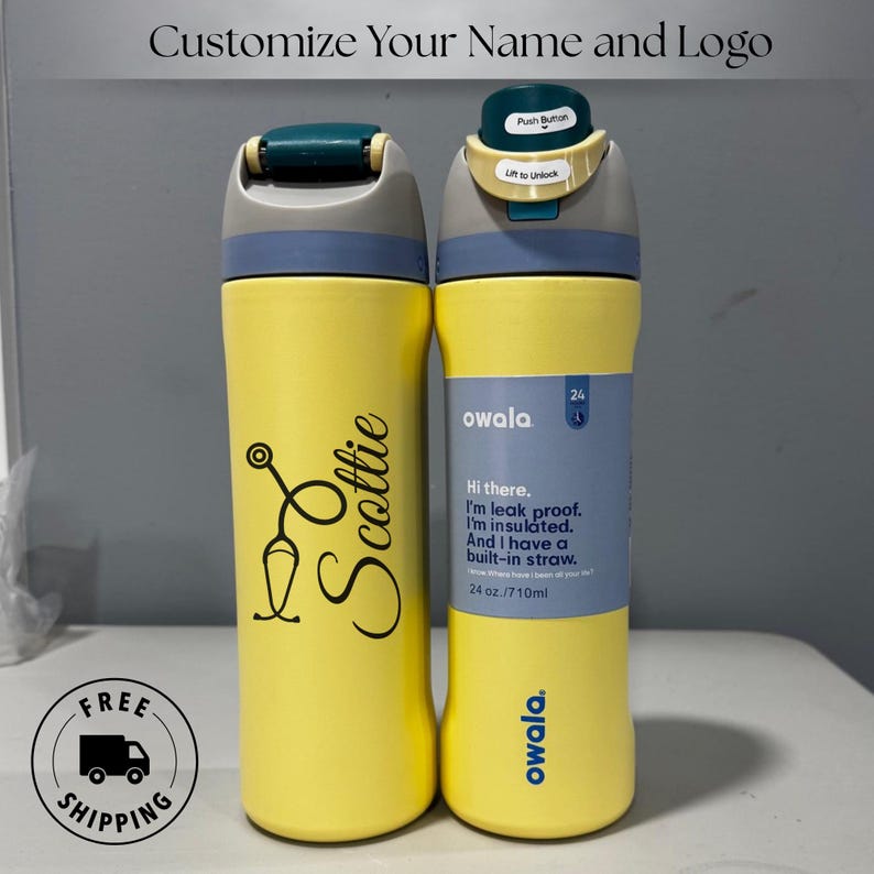 Personalized Owala 24oz FreeSip water bottle, engraved name, custom gift for nurses, doctors, medical staff, RN graduation present, nursing student gift, hospital staff, stainless steel tumbler, engraved Owala cup, leak-proof, custom 24oz, nurse appreciation, Personalized Owala 24oz FreeSip Water Bottle, Engraved Name, Nurse, Doctor & Medical Staff Gift, RN Graduation, Hospital Staff