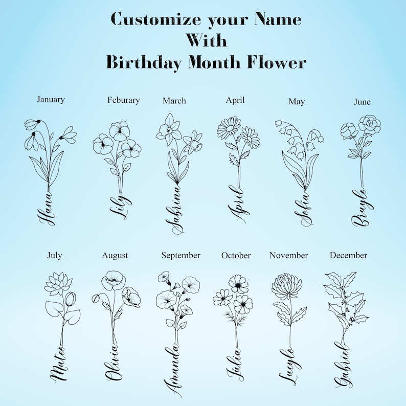 Custom engraved Owala 24oz FreeSip water bottle with January birth flower carnation and custom name. Perfect personalized birthday gift for her. Laser engraved reusable floral drinkware.