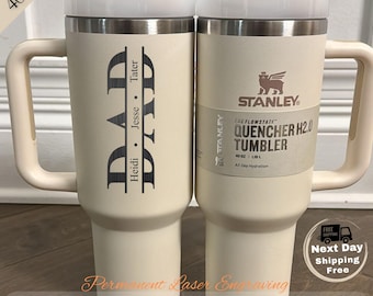 Personalisierte Stanley 40 Unzen Becher, individuell graviertes Papa Geschenk