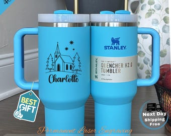 Engraved 40oz Stanley Tumbler – Personalized Teacher Gift