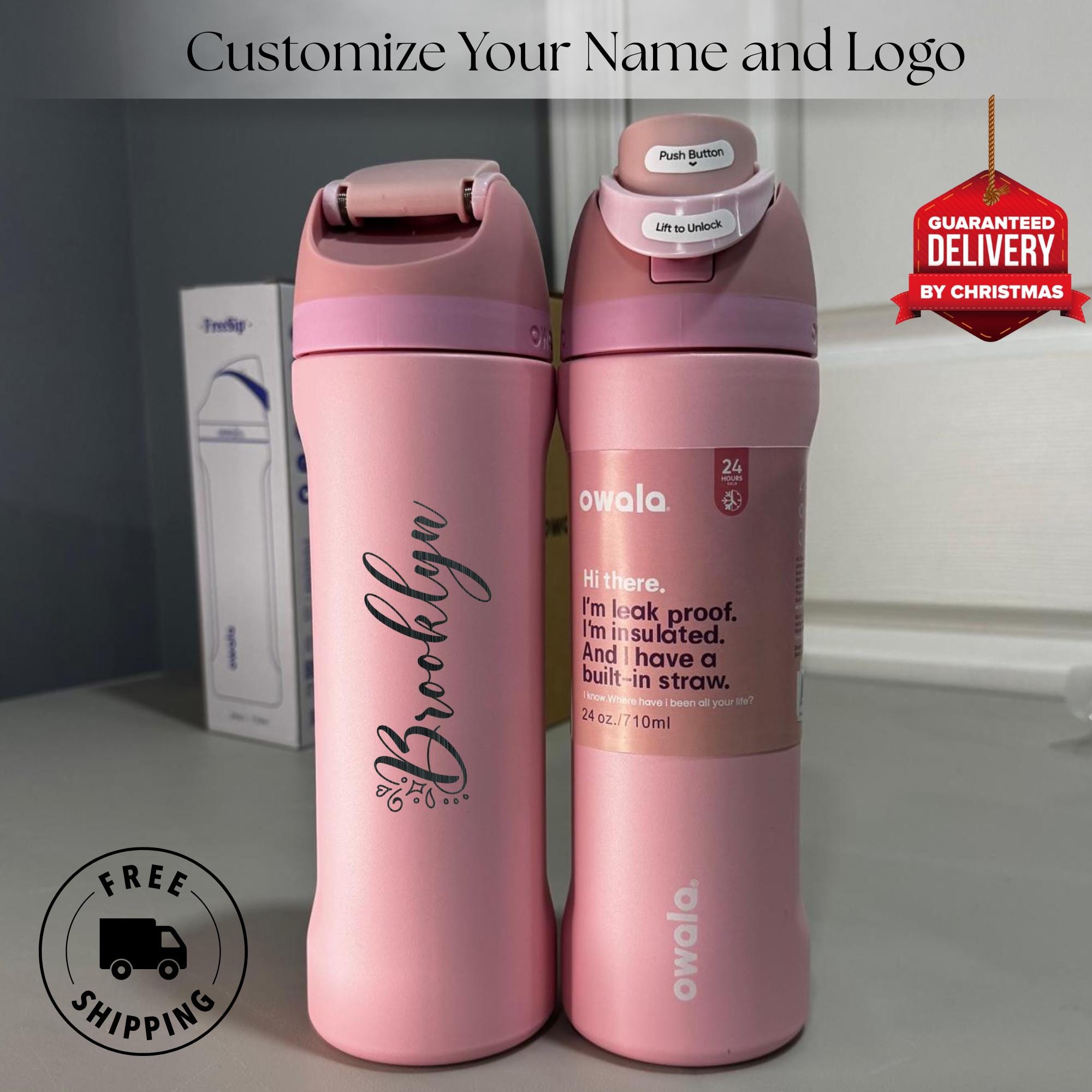 Owala water bottle pink - Etsy 日本