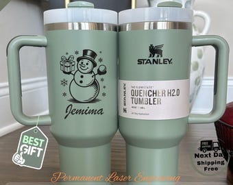 Personalisierter Stanley 40oz Becher - Weihnachtsgeschenk mit Lasergravur
