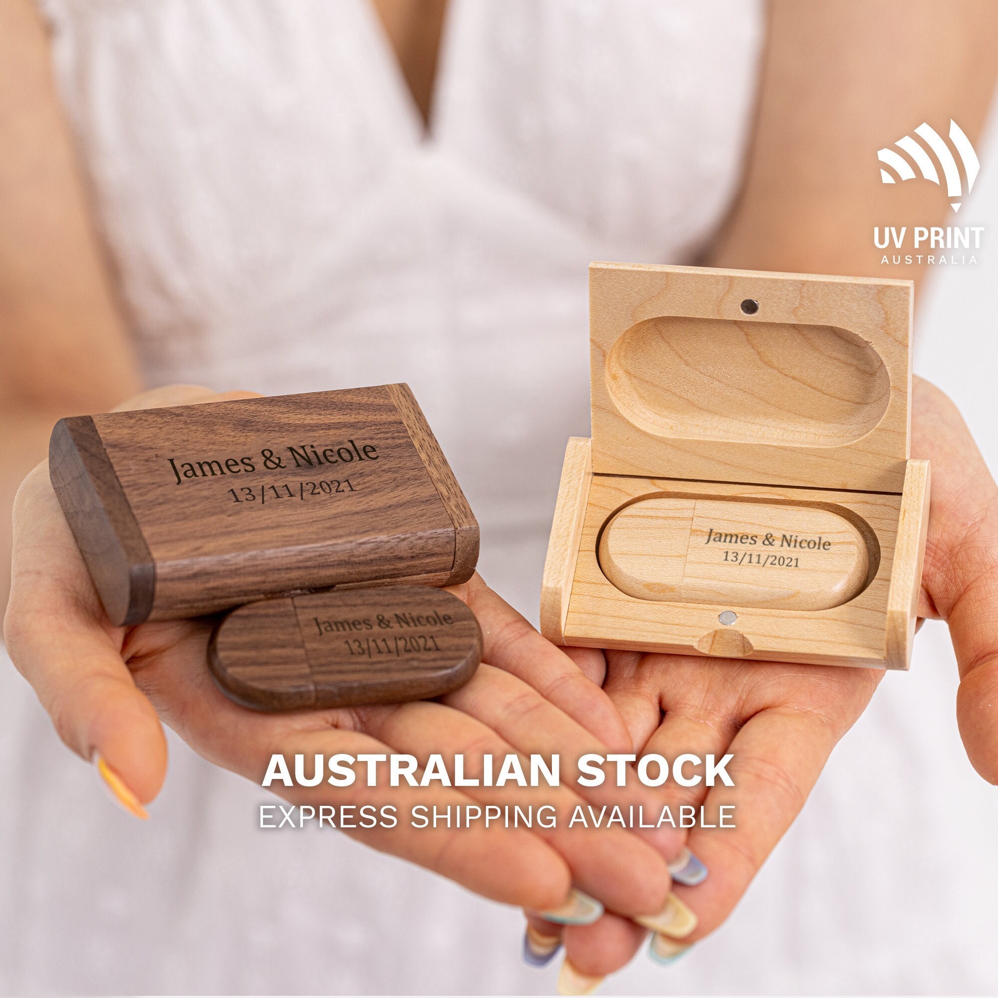 Keepsake Box Protect Files on Custom Wooden USB Store Etsy