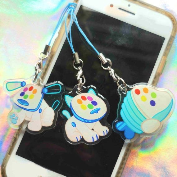 iDog iCat iFish Bundle Glitter Keychains