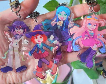 Danganronpa V3 Keychains - 2.5" Glitter Charms Version 2