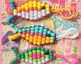 Handmade Beaded Fish Keychains