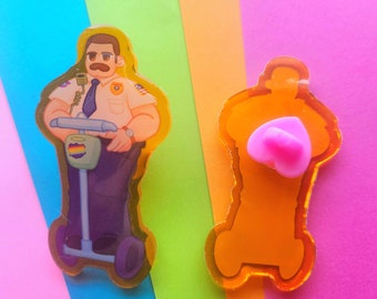 Paul Blart Mall Cop 2" Acrylic Pin