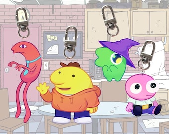 Smiling Friend Keychain Group Listing