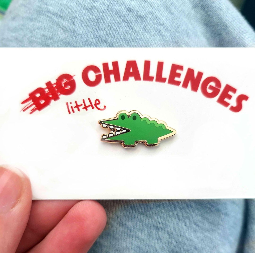 Little Challenges Enamel Pin - Etsy