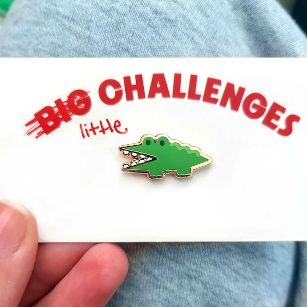 Little Challenges Enamel Pin