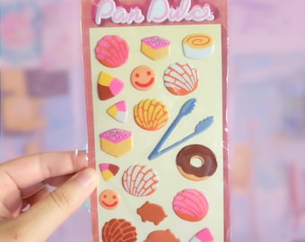 Puffy Pan Dulce Sticker Sheet