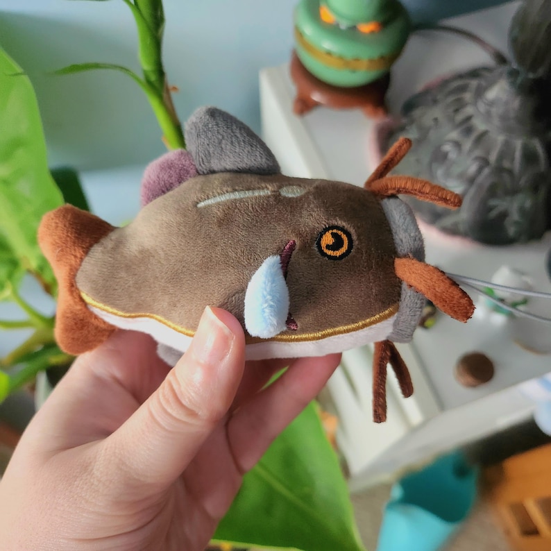 Catfish Plush Keychain - Etsy