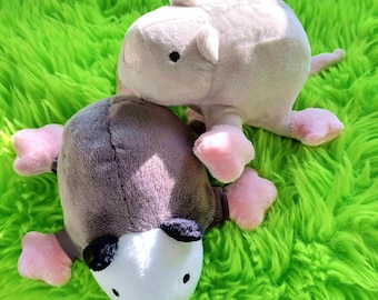 Mini Weighted Rat and Opossum Plush