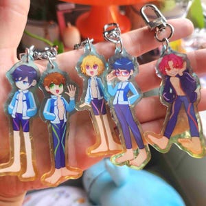 Portachiavi SplashFree! Anime Boy a forma di acqua