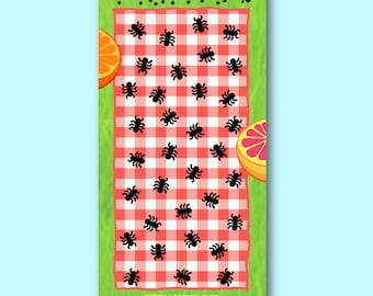 Ant Picnic Transparent Sticker Sheet