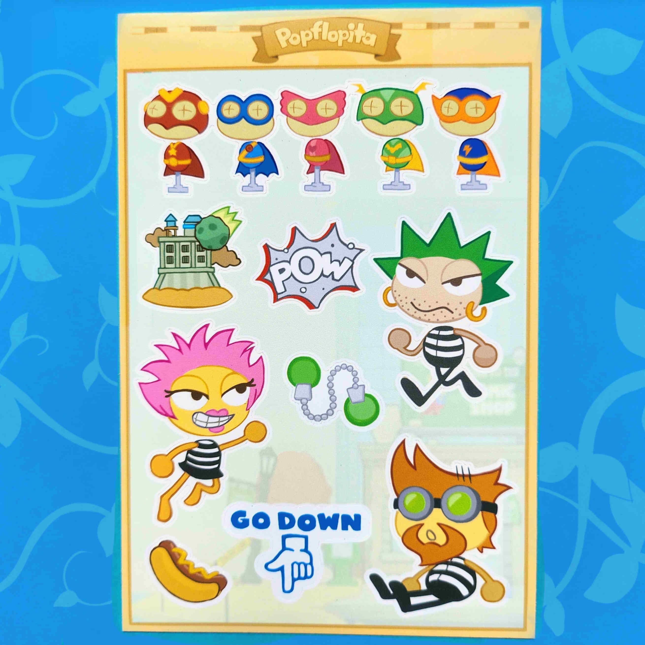 Poptropica Island Sticker Sheets - Etsy Finland, image size:2620x2620
