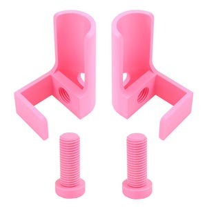 Lirunqiu Diamond Painting Canvas Holder Table Clamps, 5D Diamond Art Accessories, Adjustable Desk Clips, Gift for Diamond Painter Pink
