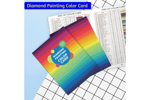 ARTDOT Color Card For Diamond Painting Kits, 5D Diamond Art