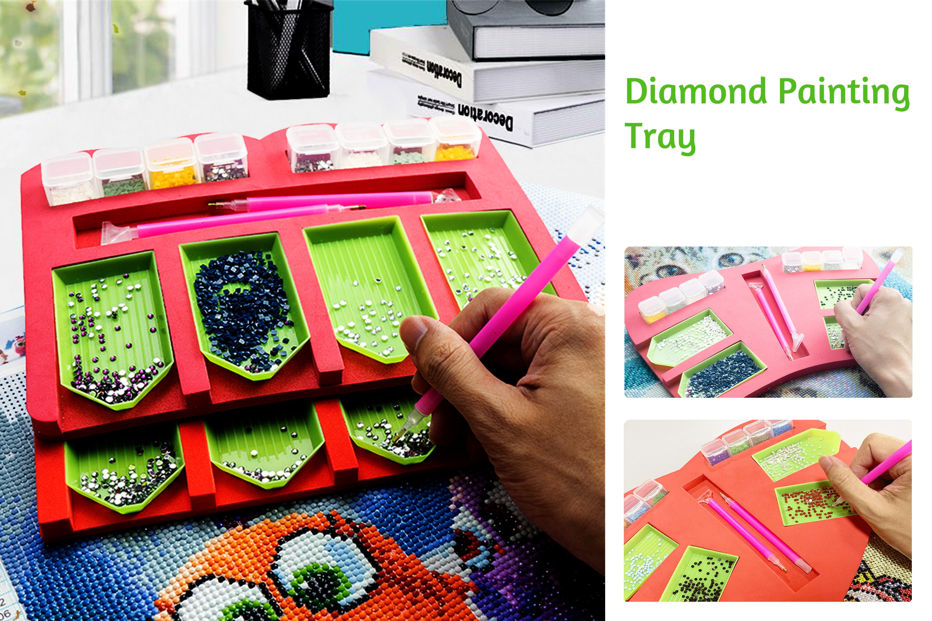 Diamond Painting Tray, Diamond Painting, Diamond Drill Tray, Drill Tray, Diamond  Art Tray, Diamond Paint Kit 