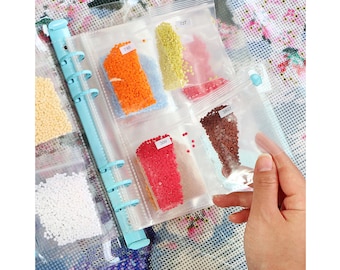 Lirunqiu Diamond Painting Storage/Organization, Drill Containers for Square/Round Drills. Diamond Painting Leftover Drill Storage